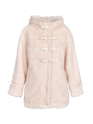 ２way Ribbon Bit Poodle Middle Coat