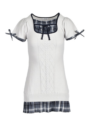 Docking Pleats Fit Knit Onepiece